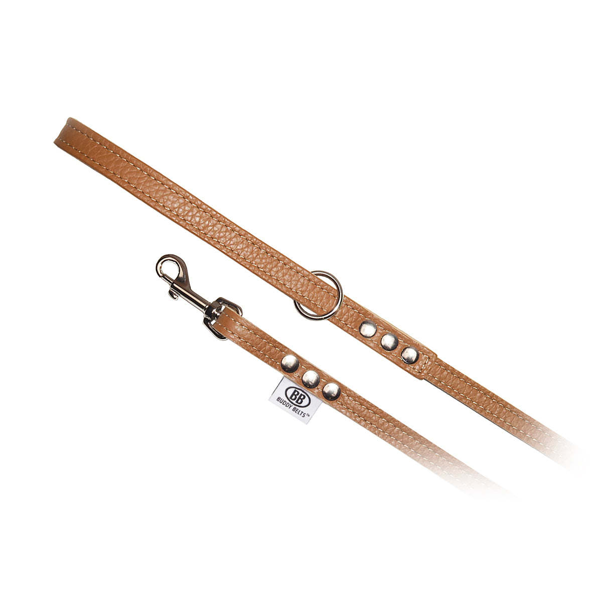 Premium Caramel Leather Leash