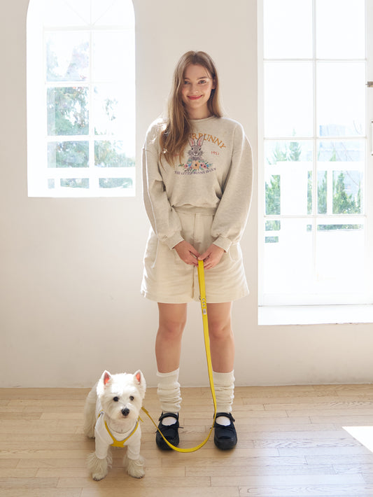 Luxury Canary Leather Leash