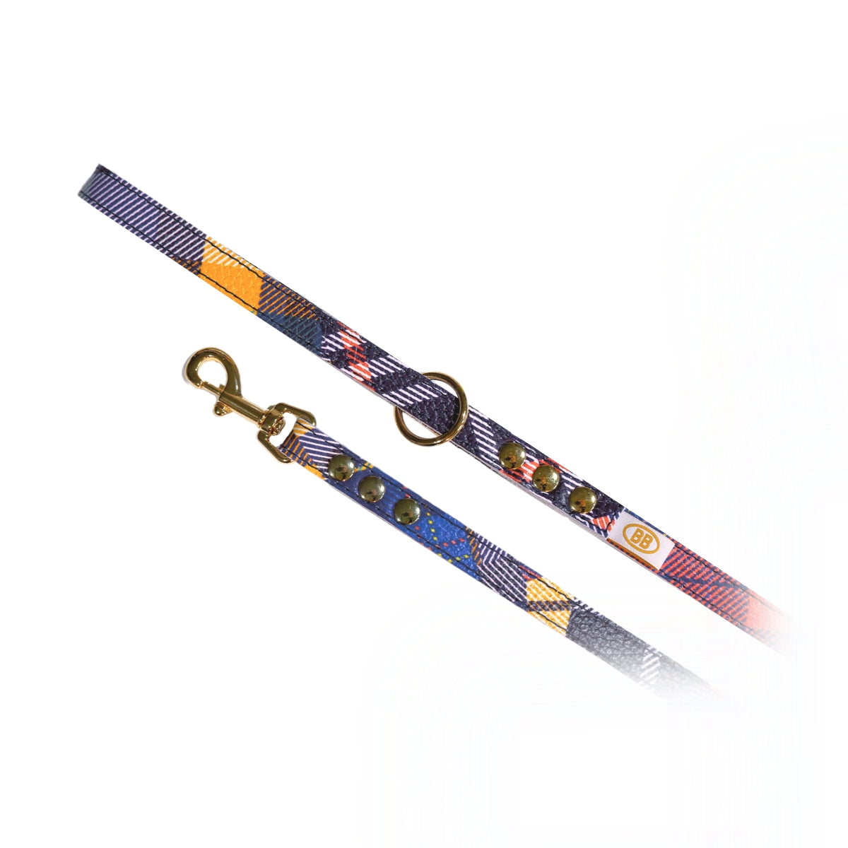 Elite Tartan Leather Leash
