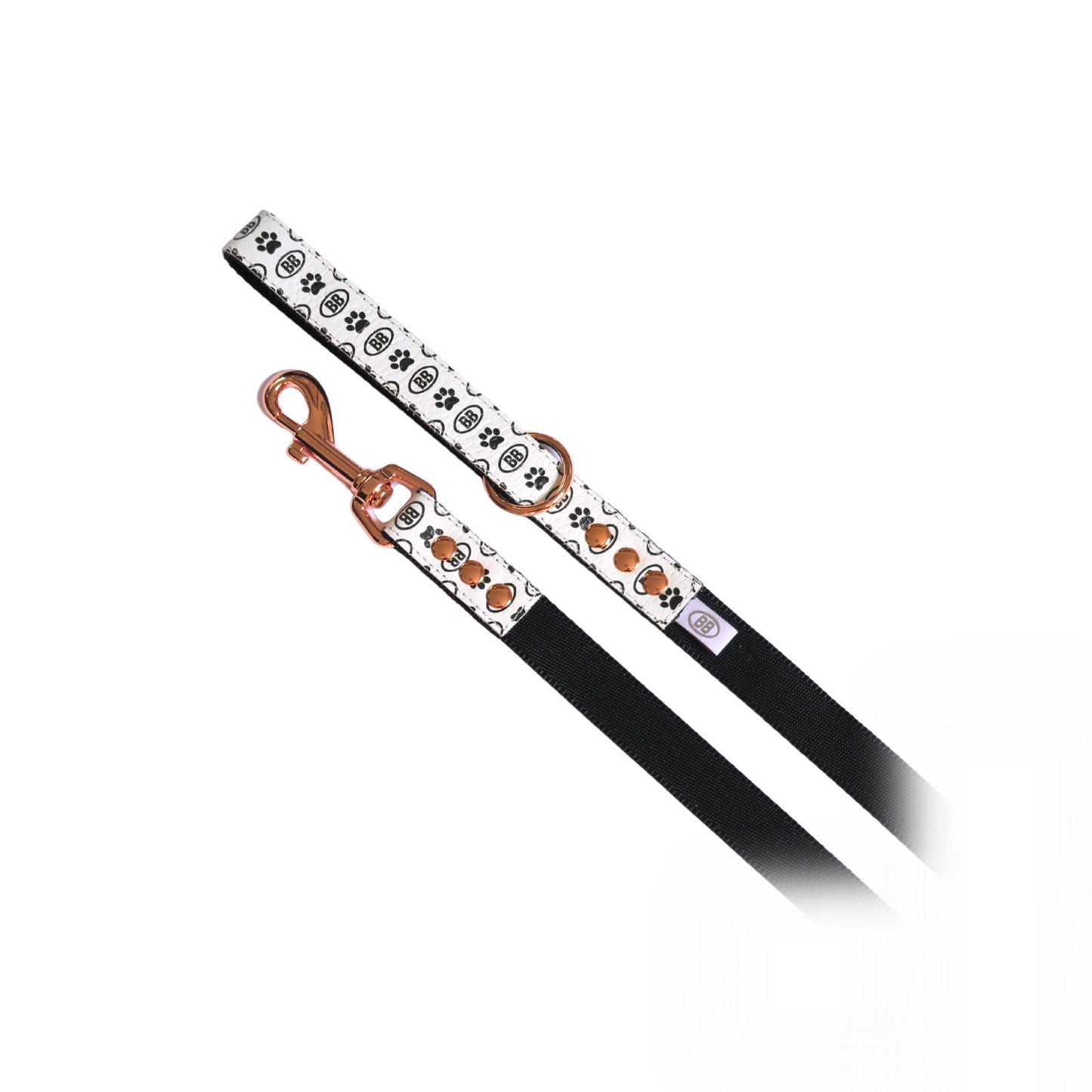 Elite Signature Blanc Nylon Leash