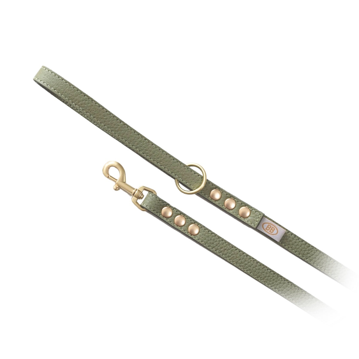 Luxury Sage Leather Leash