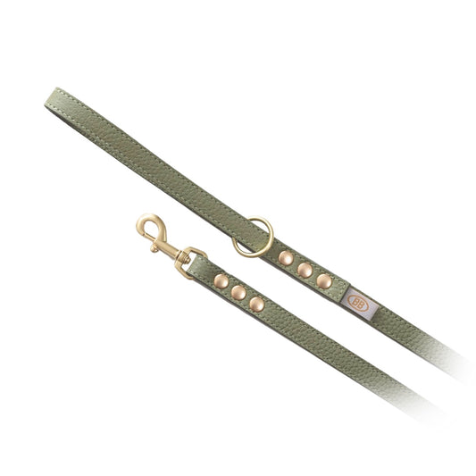 Luxury Sage Leather Leash