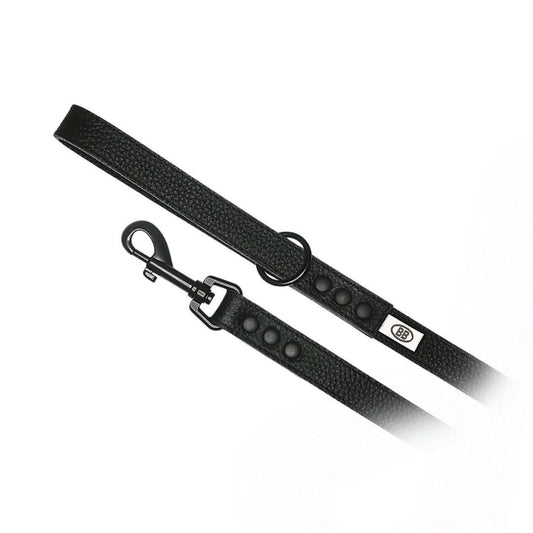 Luxury Black Knight Leather Leash