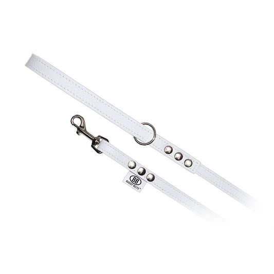 Luxury Whitecap Leather Leash