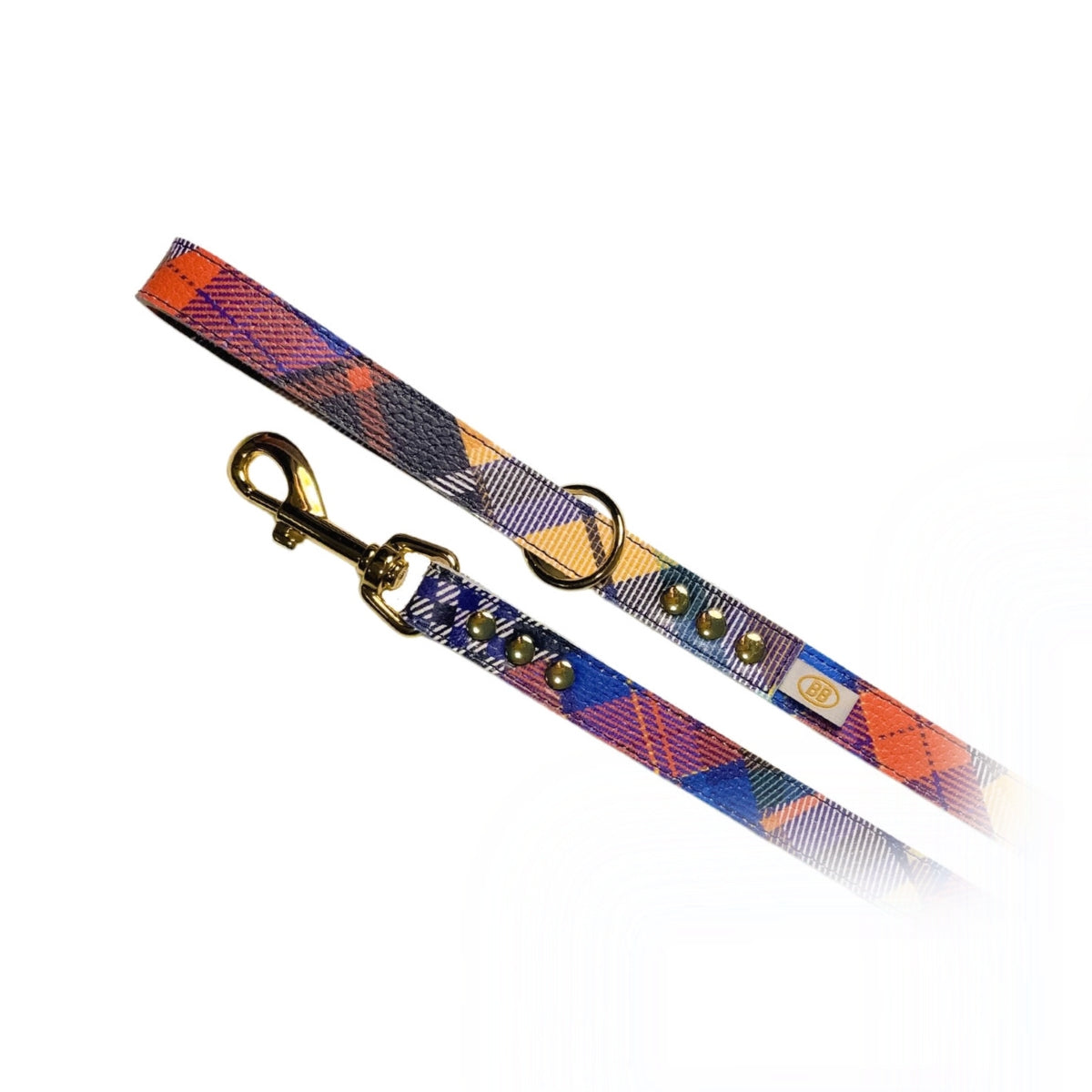 Elite Tartan Leather Leash