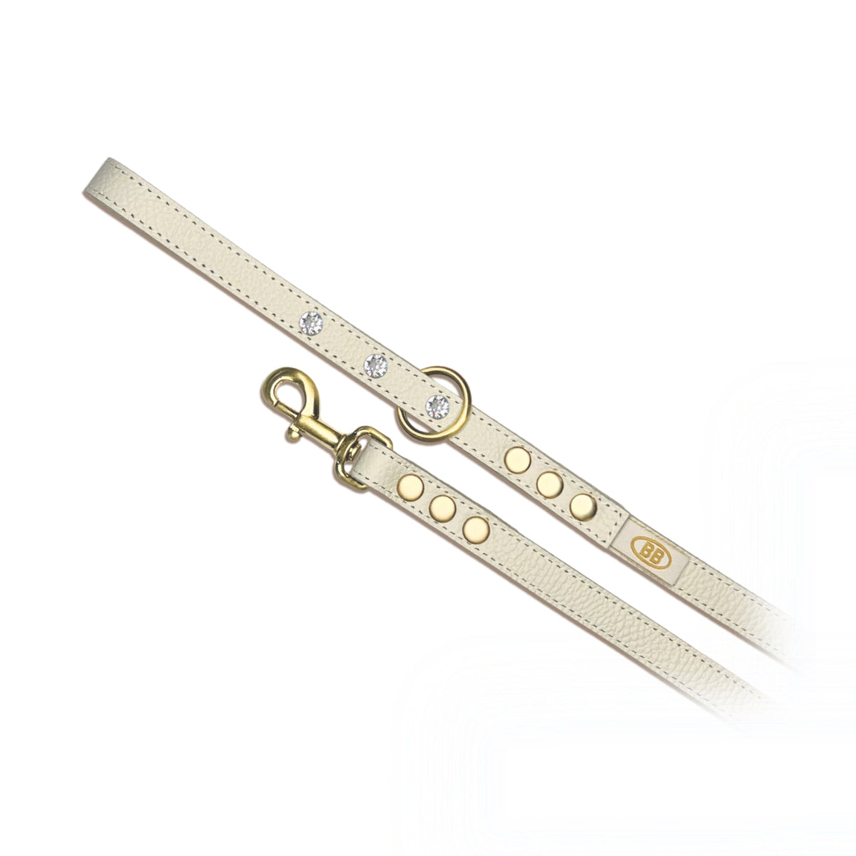 Luxury Milktea Leather Leash