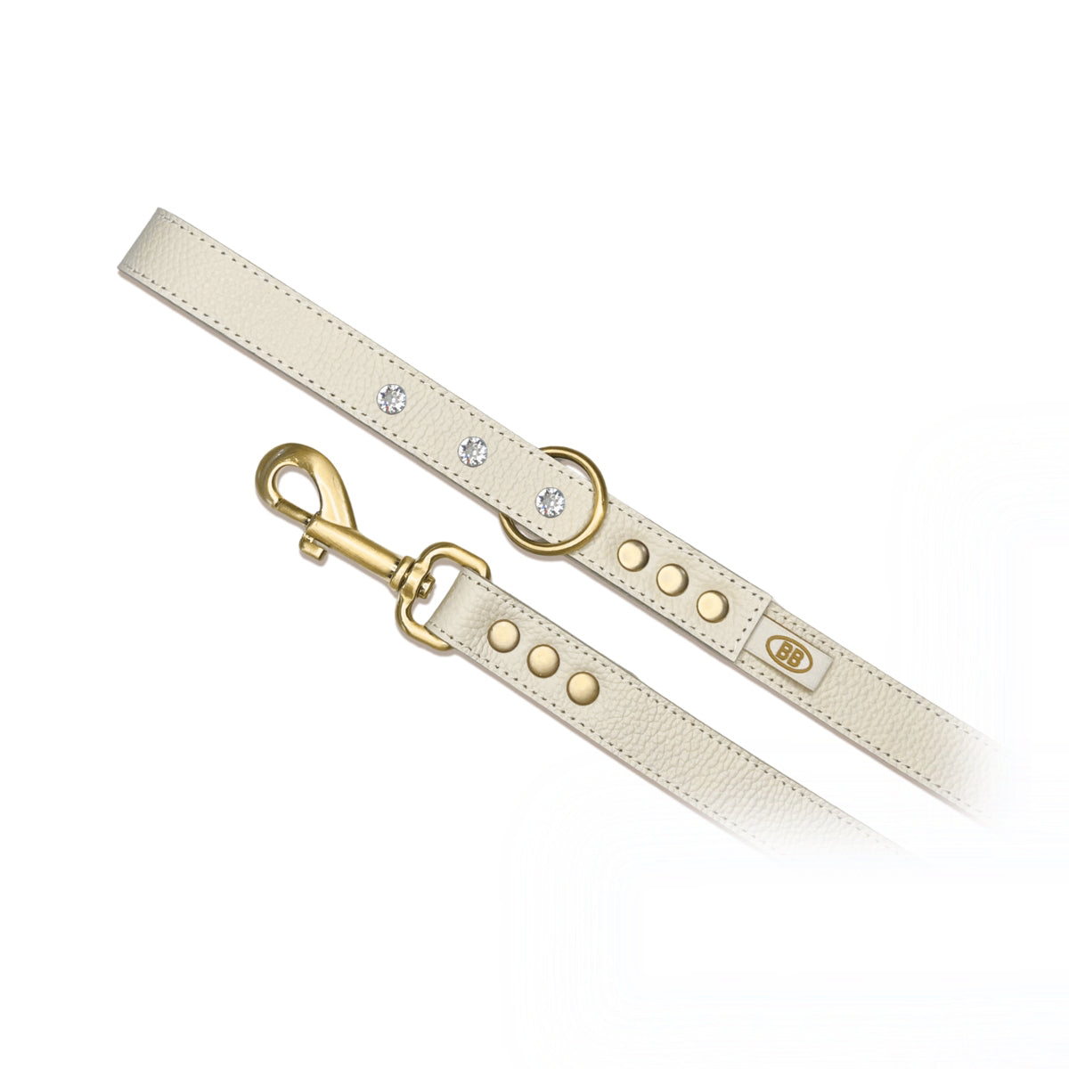 Luxury Milktea Leather Leash
