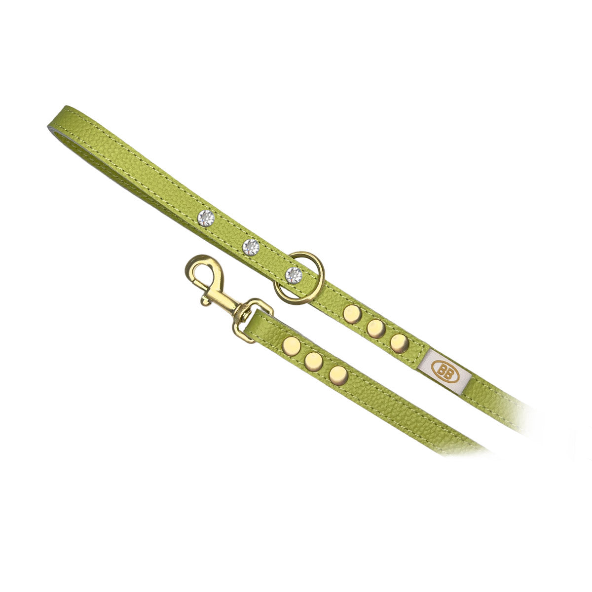 Luxury Pistachio Leather Leash